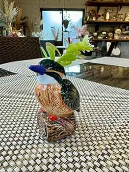 花と鳥の絵柄 陶器の一輪挿し 2種から選べる 花と鳥 一輪挿し /ハレクタニ